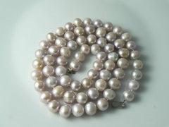 Lovely 32 " Vintage Rare Huge 12mm Pink Lavender Freshwater Pearls - Vintage Lane Jewelry - 2